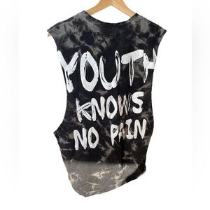 ATELIER New Regime Cut Out Mens Muscle Shirt Small